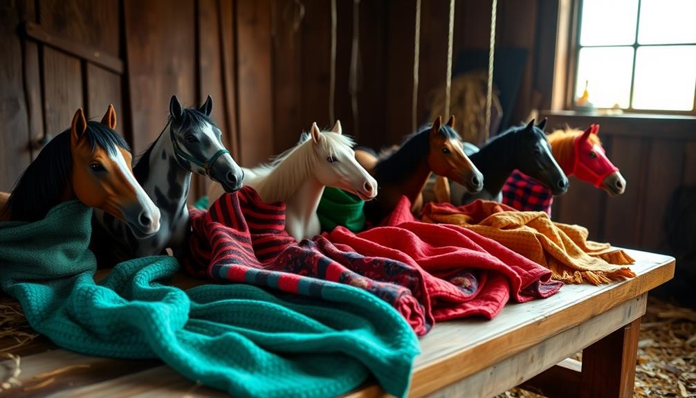 neck sweats for miniature horses