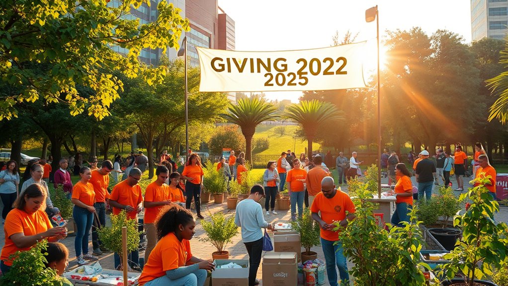 corporate giving and volunteer engagement