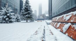 snowfall predictions in warming