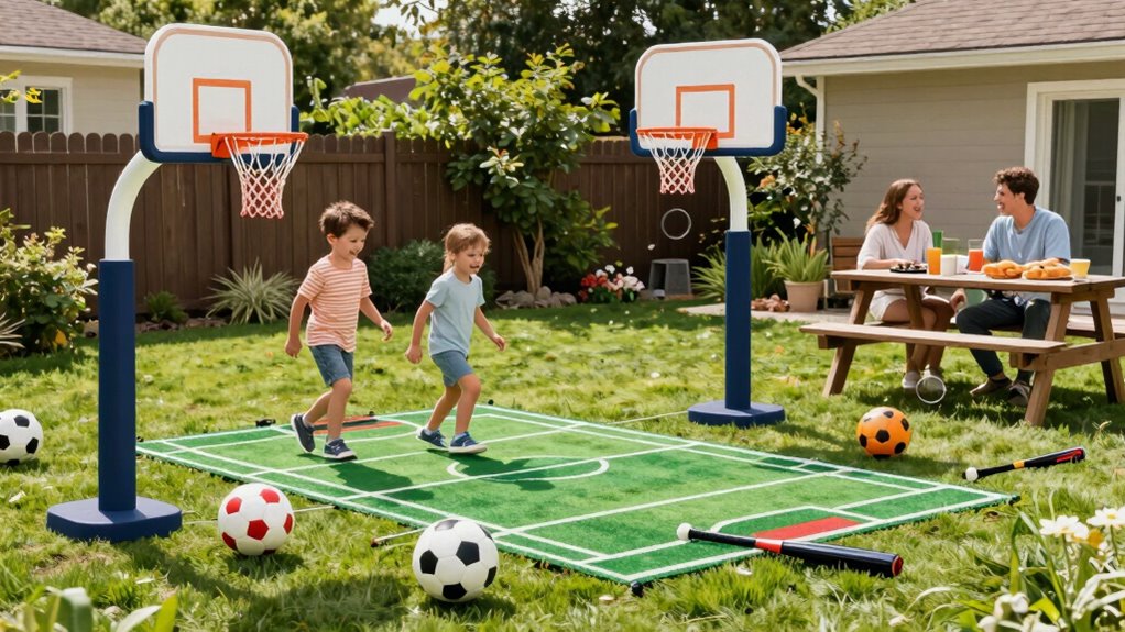 backyard safety and activity