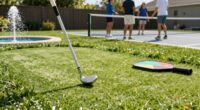 convenient home sports setup