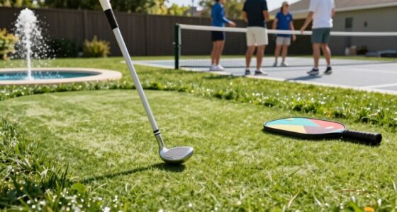 convenient home sports setup