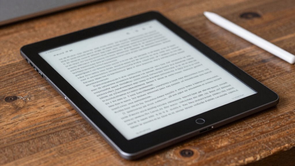 e ink tablets for writers