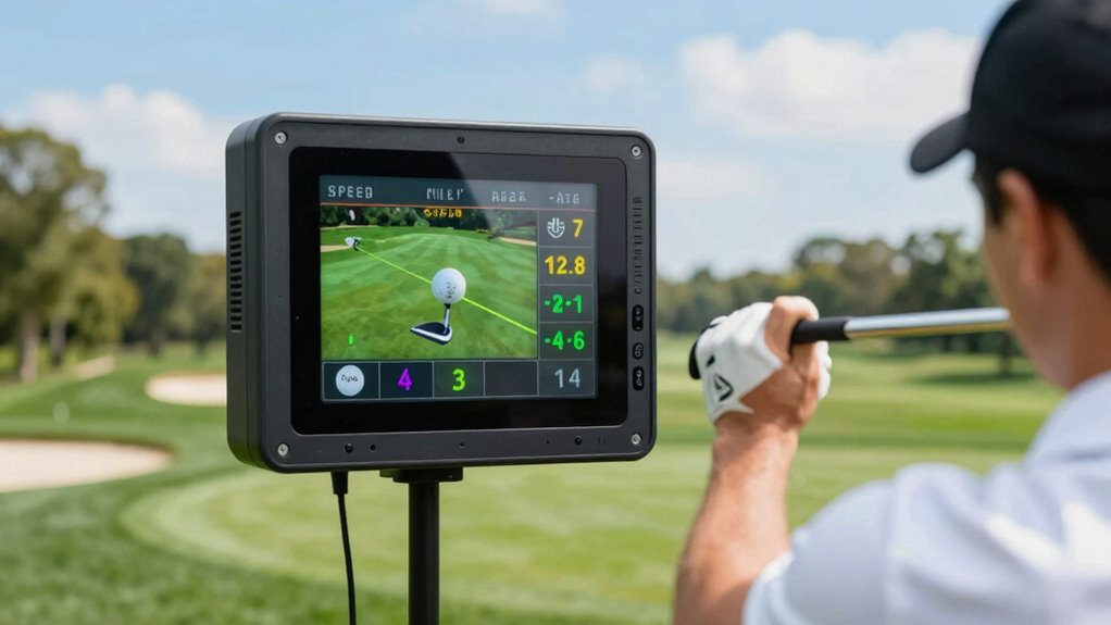 golf ball launch data