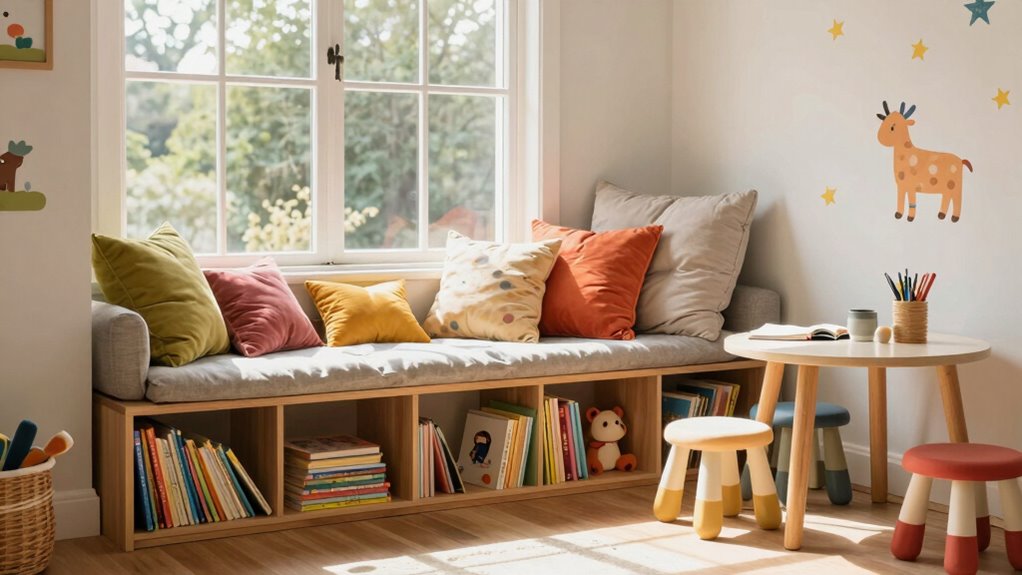 kids reading and learning spaces