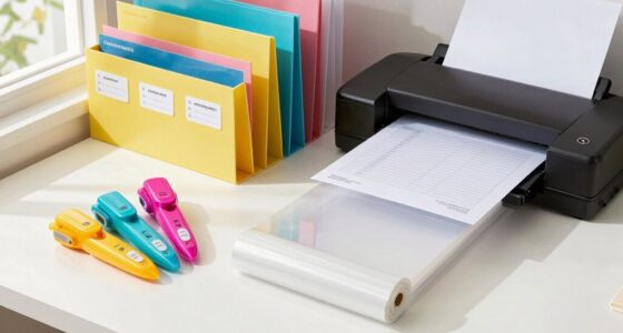 labeling and laminating organization