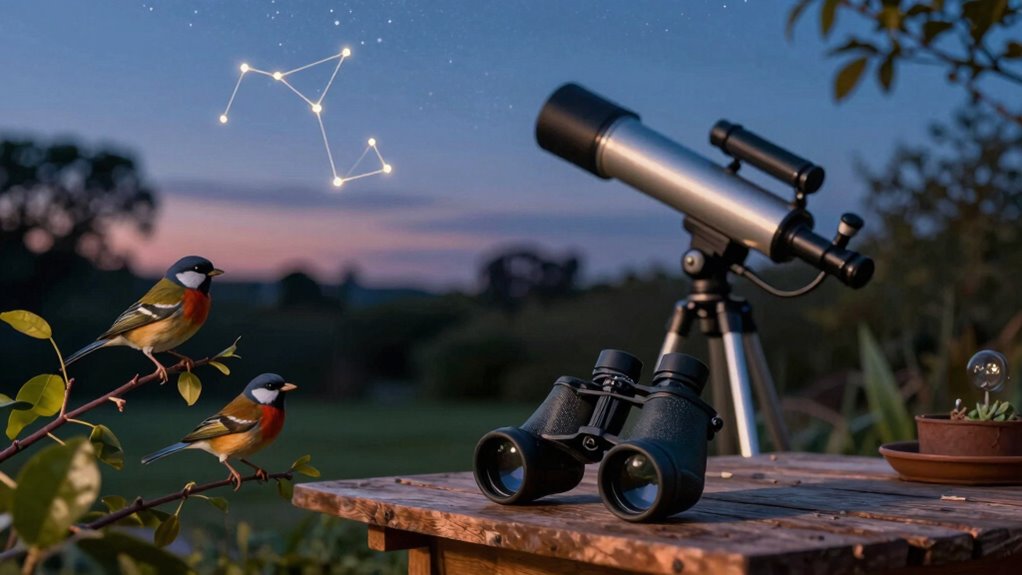 nature observation and stargazing