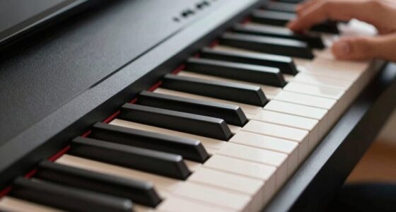 piano key weight importance
