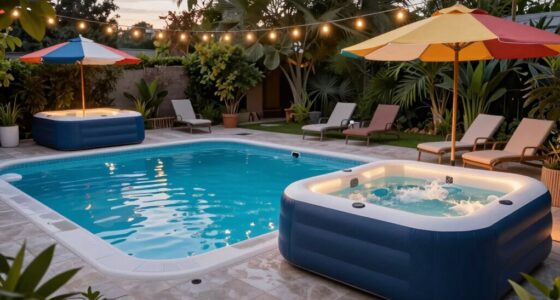 portable backyard water features