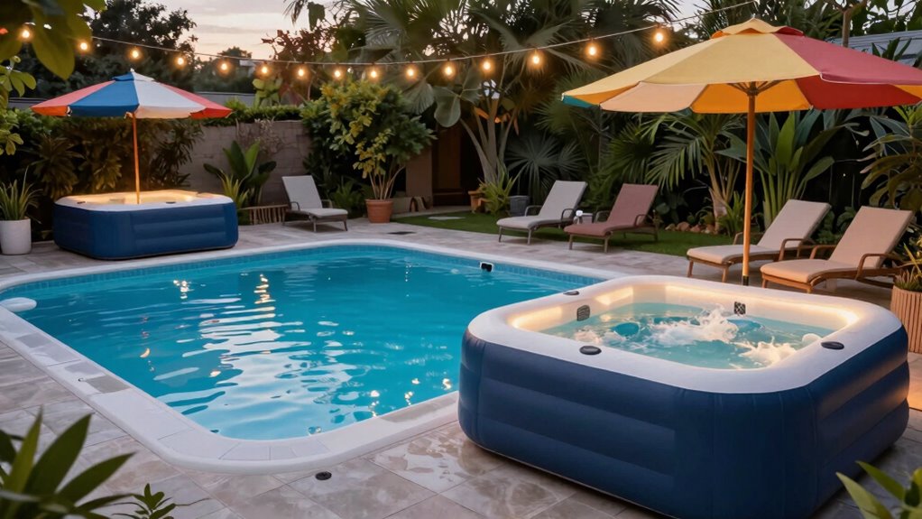portable backyard water features