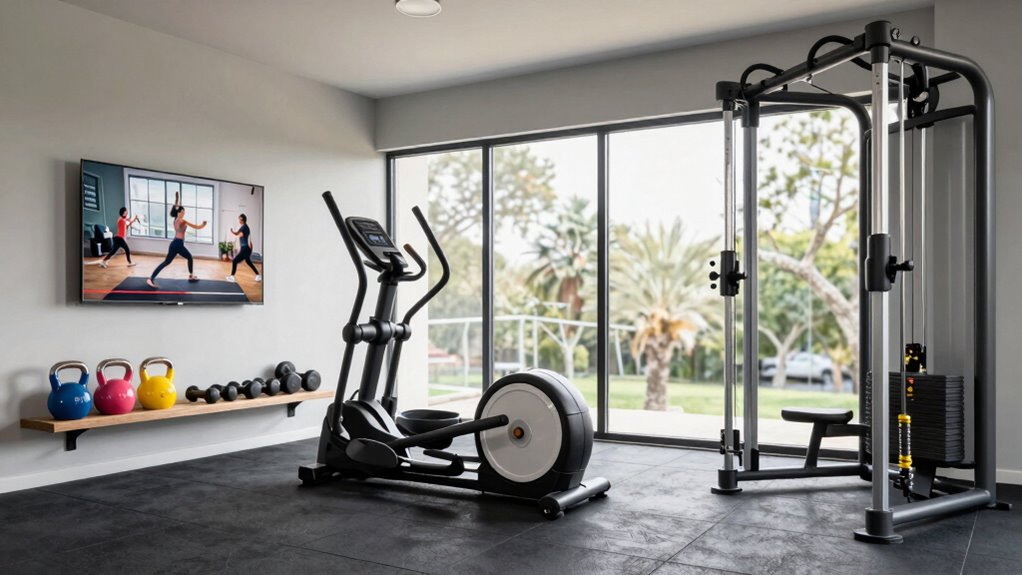 remote work gym transformations