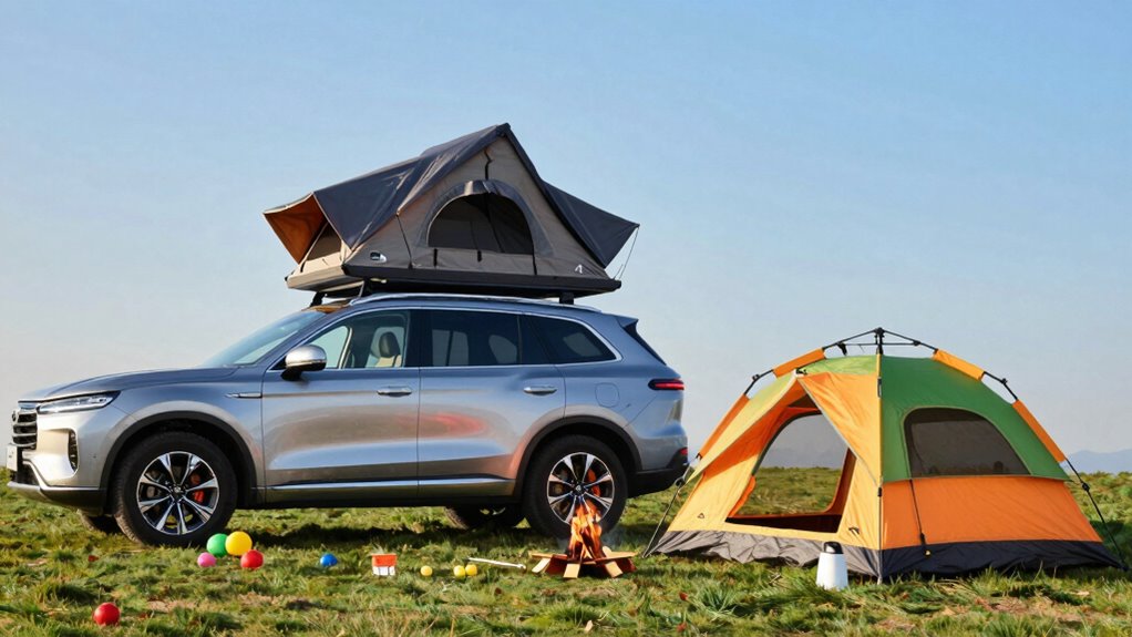 rooftop vs family tents