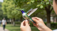 Nasa Hummingbird Shaped Satellite Image