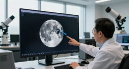 Upper stage impacting the moon on 2026 August 5