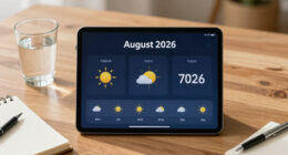 Wetter August 2026