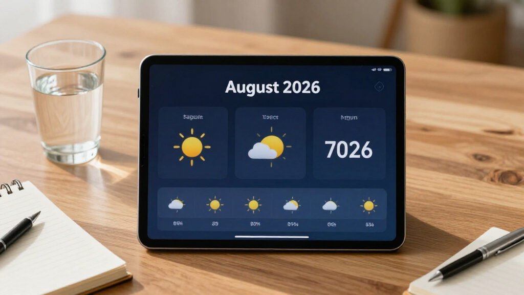 Wetter August 2026