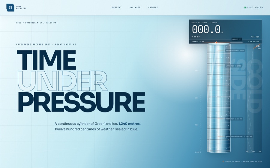 Core Facility 53 — 120,000 Years Under Pressure