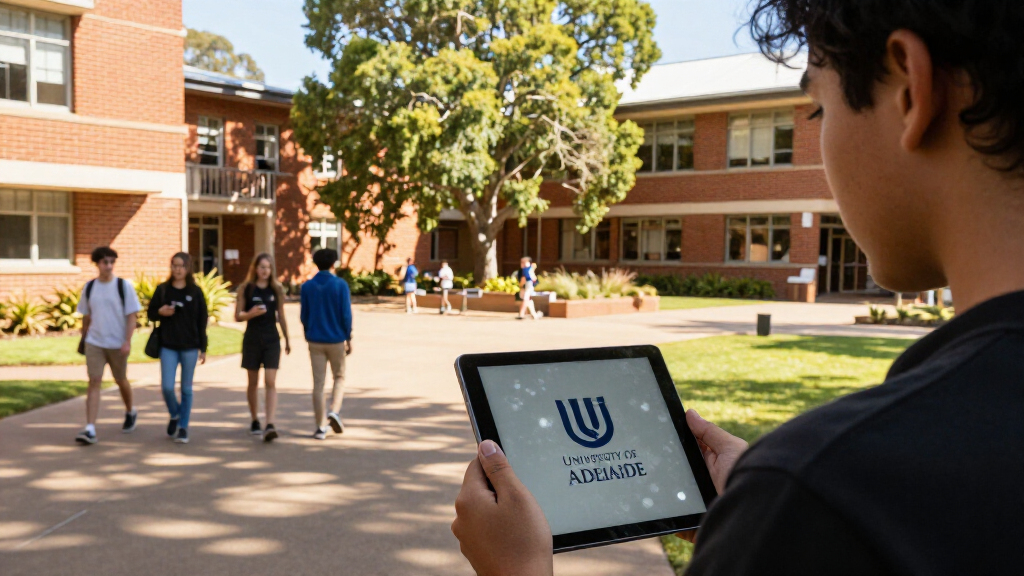 University Of Adelaide, South Australia, Australia surges in global coverage