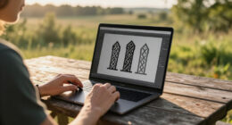 AI Techniques Behind The 'The Runestone Field' SVG Carving Animation