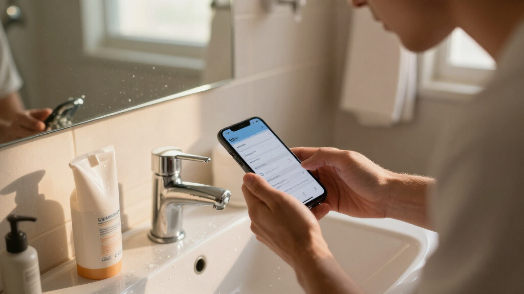 How To Log Your Skincare Routine With A Men's Glow-Up App