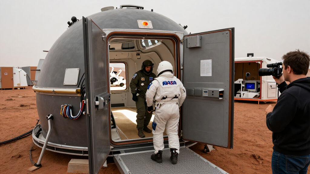NASA Invites Media To Crew Completion Of Yearlong Mars Simulation
