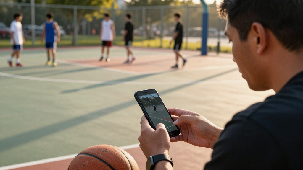 Use Phone Footage To Review Youth Basketball Games